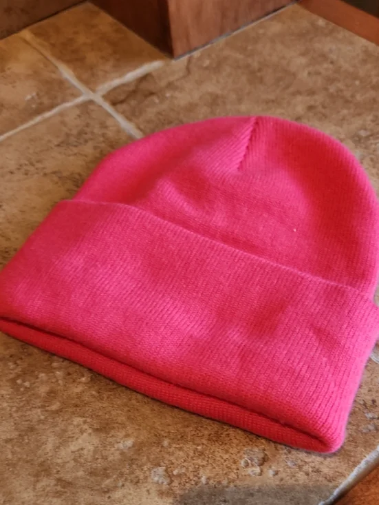 Carhartt Kids Hot Pink Cuffed Beanie - Picture 3 of 5